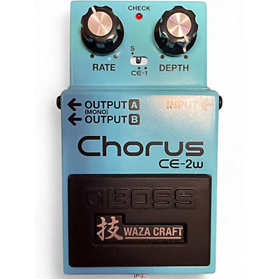 Used BOSS CE2W Waza Craft Chorus Effect Pedal