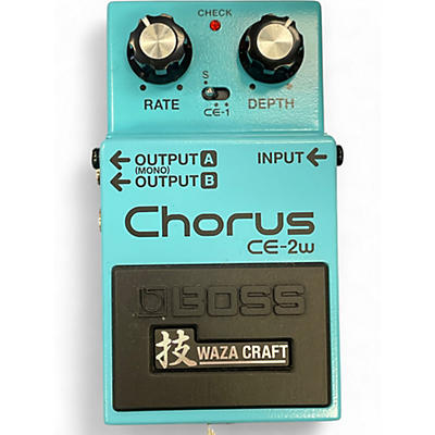 Used BOSS CE2W Waza Craft Chorus Effect Pedal