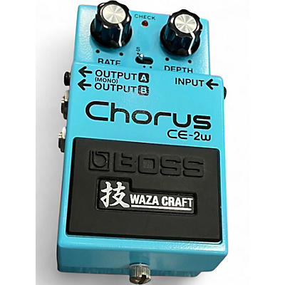 Used BOSS CE2W Waza Craft Chorus Effect Pedal