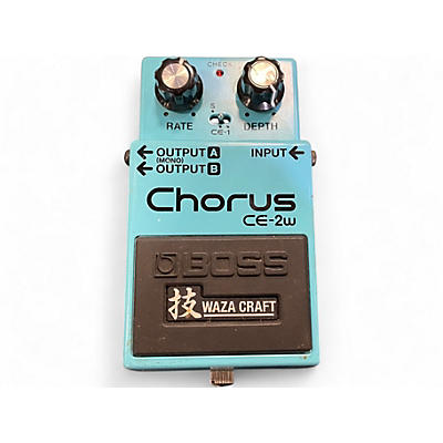 Used BOSS CE2W Waza Craft Chorus Effect Pedal