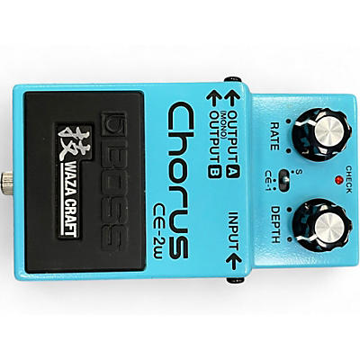 Used BOSS CE2W Waza Craft Chorus Effect Pedal