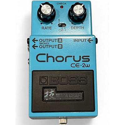 Used BOSS CE2W Waza Craft Chorus Effect Pedal