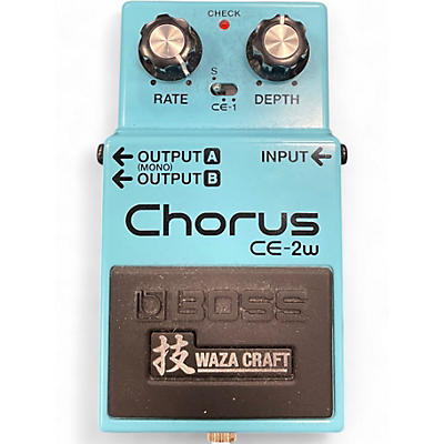 Used BOSS CE2W Waza Craft Chorus Effect Pedal