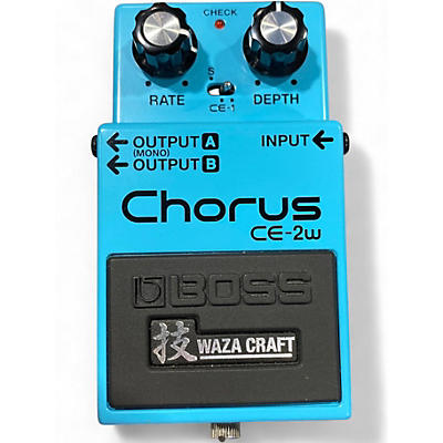 Used BOSS CE2W Waza Craft Chorus Effect Pedal