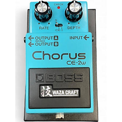 Used BOSS CE2W Waza Craft Chorus Effect Pedal