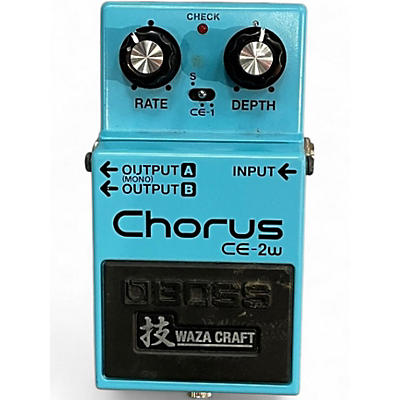 Used BOSS CE2W Waza Craft Chorus Effect Pedal