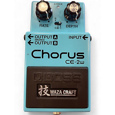 Used BOSS CE2W Waza Craft Chorus Effect Pedal