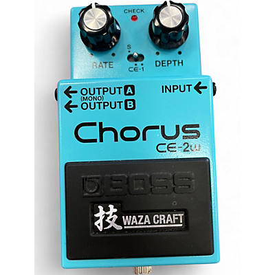Used BOSS CE2W Waza Craft Chorus Effect Pedal