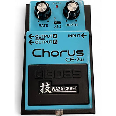 Used BOSS CE2W Waza Craft Chorus Effect Pedal
