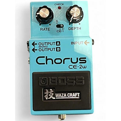 Used BOSS CE2W Waza Craft Chorus Effect Pedal