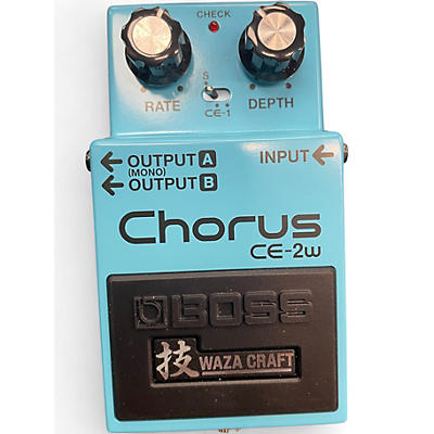 Used BOSS CE2W Waza Craft Chorus Effect Pedal