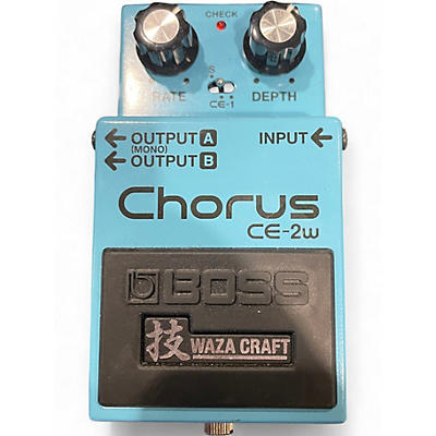 Used BOSS CE2W Waza Craft Chorus Effect Pedal