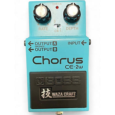 Used BOSS CE2W Waza Craft Chorus Effect Pedal
