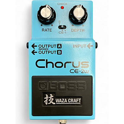 Used BOSS CE2W Waza Craft Chorus Effect Pedal