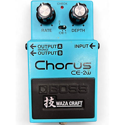 Used BOSS CE2W Waza Craft Chorus Effect Pedal