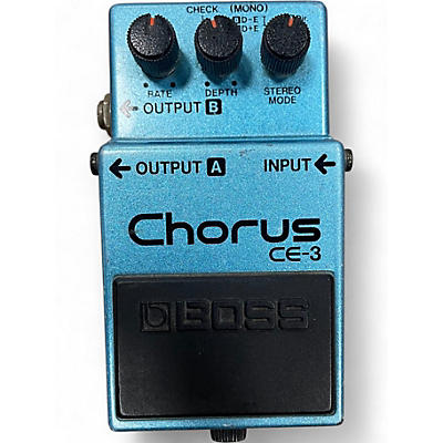 Used BOSS CE3 Chorus Effect Pedal