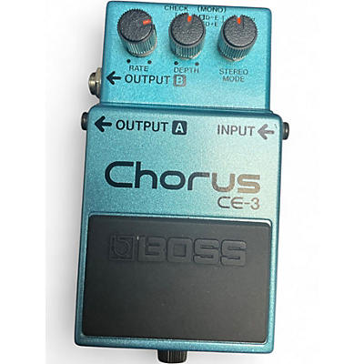 Used BOSS CE3 Chorus Effect Pedal