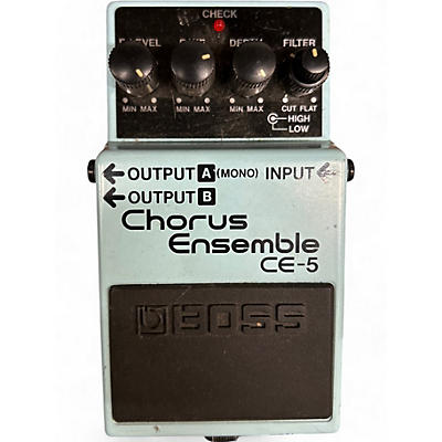 Used BOSS CE5 Chorus Ensemble Effect Pedal