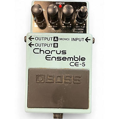 Used BOSS CE5 Chorus Ensemble Effect Pedal