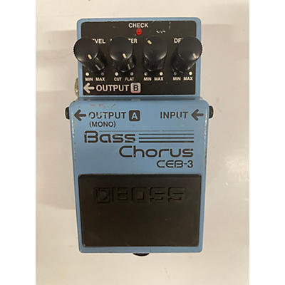 BOSS Used BOSS CEB3 Bass Chorus Bass Effect Pedal