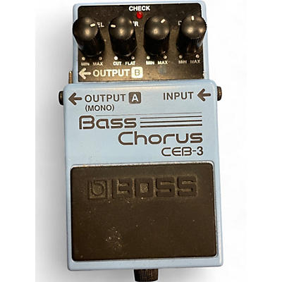 BOSS Used BOSS CEB3 Bass Chorus Bass Effect Pedal