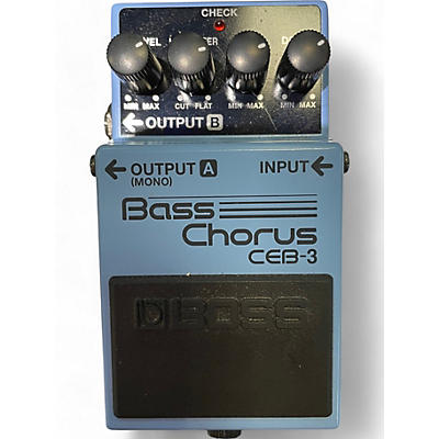 BOSS Used BOSS CEB3 Bass Chorus Bass Effect Pedal