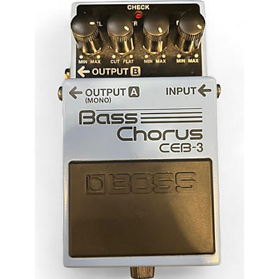 Used BOSS CEB3 Bass Chorus Bass Effect Pedal