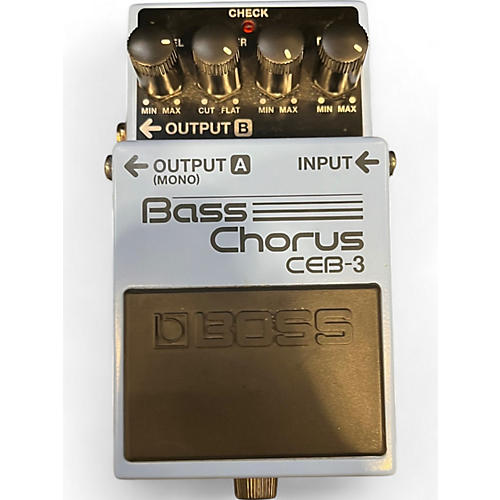 Used BOSS CEB3 Bass Chorus Bass Effect Pedal