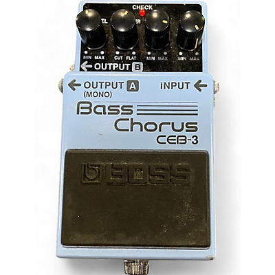 Used BOSS CEB3 Bass Chorus Bass Effect Pedal