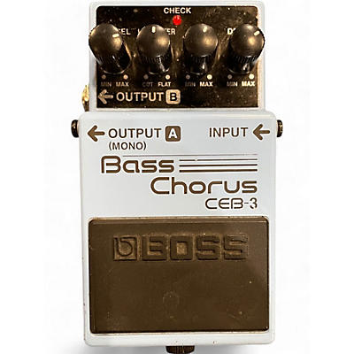 Used BOSS CEB3 Bass Chorus Bass Effect Pedal