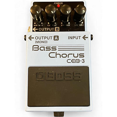 Used BOSS CEB3 Bass Chorus Bass Effect Pedal