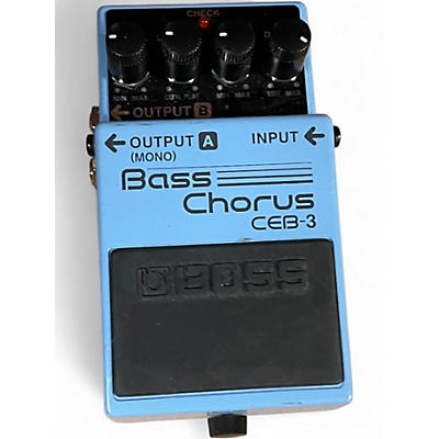 Used BOSS CEB3 Bass Chorus Bass Effect Pedal