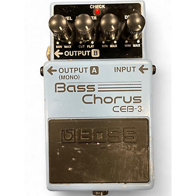 Used BOSS CEB3 Bass Chorus Bass Effect Pedal