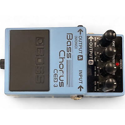 Used BOSS CEB3 Bass Chorus Bass Effect Pedal