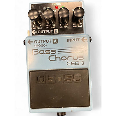 Used BOSS CEB3 Bass Chorus Bass Effect Pedal