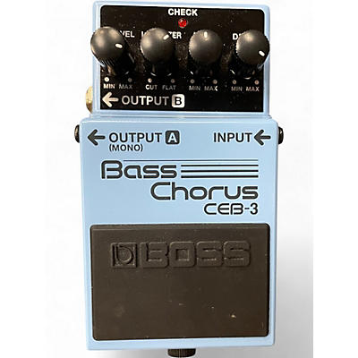Used BOSS CEB3 Bass Chorus Bass Effect Pedal