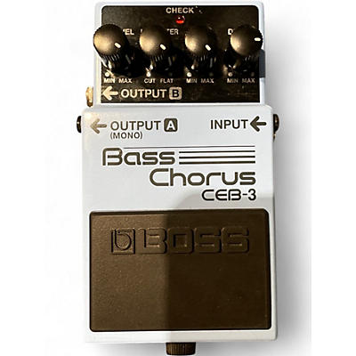 Used BOSS CEB3 Bass Chorus Bass Effect Pedal