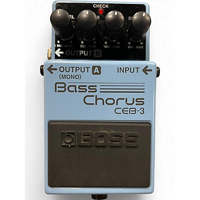 Used BOSS CEB3 Bass Chorus Bass Effect Pedal