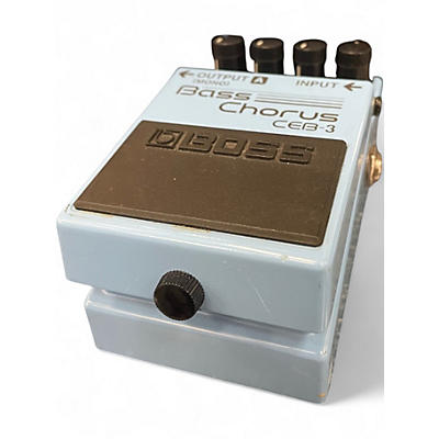 Used BOSS CEB3 Bass Chorus Bass Effect Pedal
