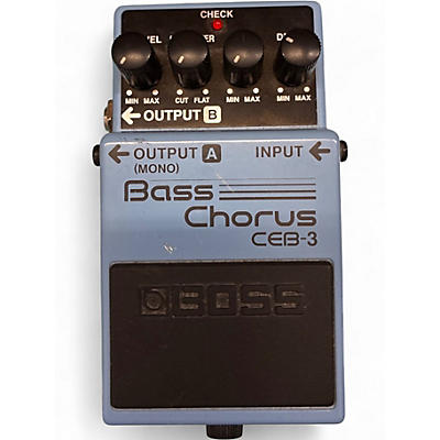 Used BOSS CEB3 Bass Chorus Bass Effect Pedal