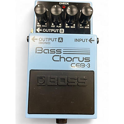 Used BOSS CEB3 Bass Chorus Bass Effect Pedal