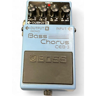 Used BOSS CEB3 Bass Chorus Bass Effect Pedal