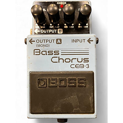 Used BOSS CEB3 Bass Chorus Bass Effect Pedal