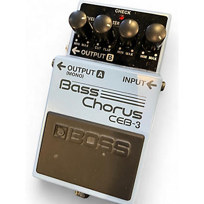 Used BOSS CEB3 Bass Chorus Bass Effect Pedal