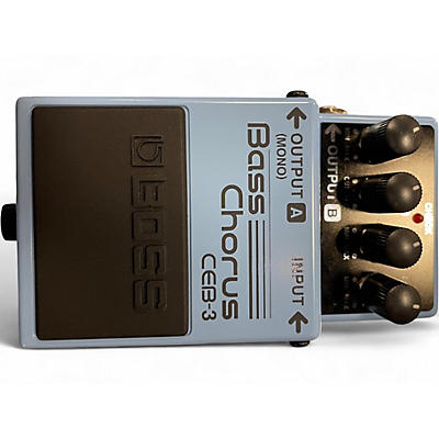 Used BOSS CEB3 Bass Chorus Bass Effect Pedal