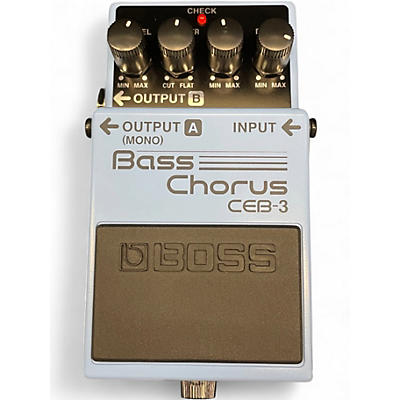 Used BOSS CEB3 Bass Chorus Bass Effect Pedal