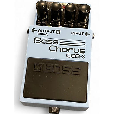 Used BOSS CEB3 Bass Chorus Bass Effect Pedal
