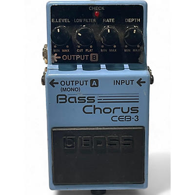 Used BOSS CEB3 Bass Chorus Bass Effect Pedal