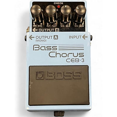 Used BOSS CEB3 Bass Chorus Bass Effect Pedal