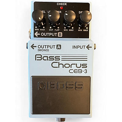 Used BOSS CEB3 Bass Chorus Bass Effect Pedal
